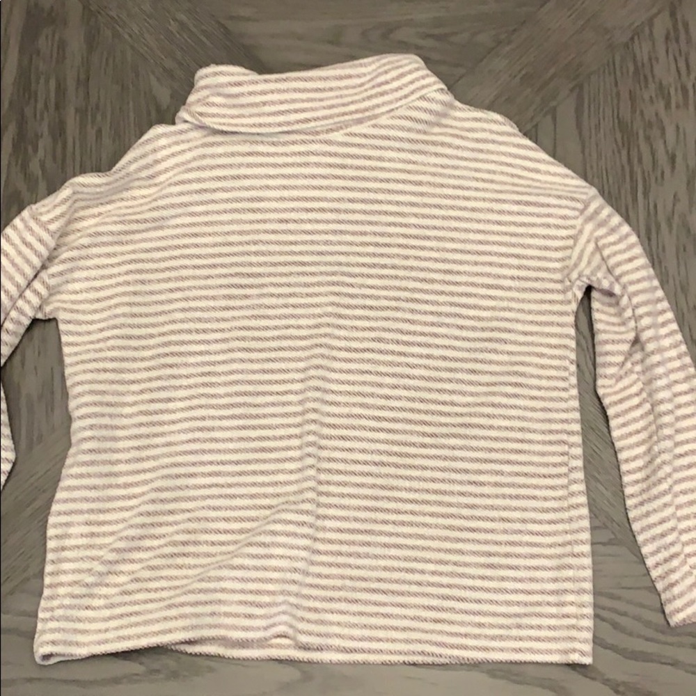 Striped Cowl neck sweater